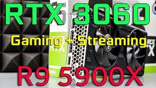 RTX 3060 & R9 5900X Streaming + Gaming Warzone, Fortnite, Cyberpunk