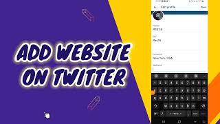 How To Add Website On your Account On Twitter