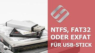  NTFS, FAT32 oder ExFAT für USB-Stick, externes USB-Laufwerk: Formatieren ohne Datenverlust