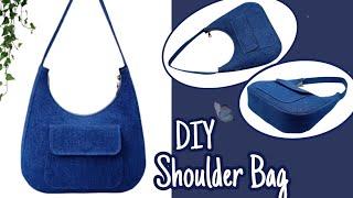 DIY Shoulder Bag /Hobo Bag Tutorial & Pattern