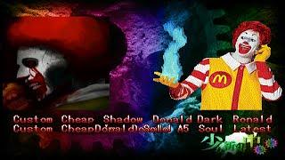 [MUGEN]CustomCheap ShadowDonald & CustomCheap IceDonald Vs Dark Ronald & Donald Solo A5 Soul Latest