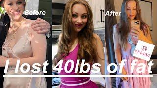 HOW I LOST THE BABY WEIGHT (40+ POUNDS OF FAT)