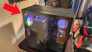 MUSETEX PC CASE ATX 6 PWM ARGB Fans Pre Installed | Mid Tower Computer Case #computercase