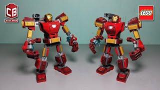 LEGO Iron Man Mech 76140 and DLP Iron Man Mech DLP707 Video Comparison
