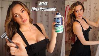 ASMR Flirty Roommate Shaves You Before NYE Party | soft spoken