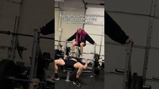 Why is she monkeying around?  #fitness #gym #gymcrush #gymhumor #viral #trending