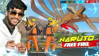 FIRST NARUTO IN FREE FIRE | Solo Vs Squad - Free Fire Max