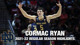 Cormac Ryan Regular Season Highlights | Notre Dame Guard