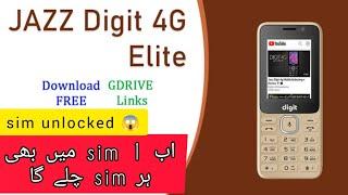 unlock sim 1 on jazz digit elite | kaios sim unlock solution