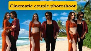 Cinematic couple beach fashion shoot | sameer mark | Fiona