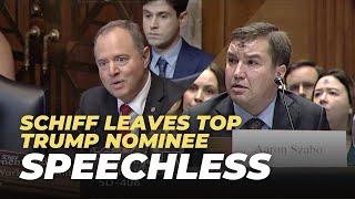 Schiff Leaves Top Trump Nominees Speechless with One Simple Question