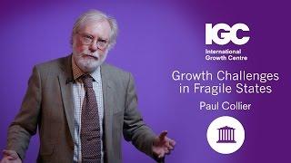 Paul Collier: Growth challenges in fragile states