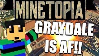 Minetopia - #215 - DE STAD GRAYDALE IS KLAAR!! - Minecraft Real Life