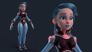 Character Creation Timelapse 10 - Texturing in Substance Painter