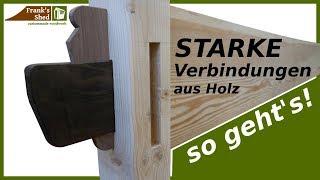  STARKE Holzverbindungen OHNE Schrauben! DIY Anleitung | Franks Shed