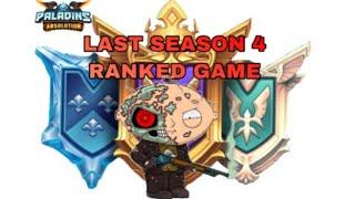 SALA RANTS WHILE TRYING TO WIN A RANKED GAME - FULL BARIK PALADINS ABSOLUTION  RANKED GAMEPLAY