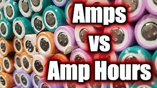 Amps vs Amp Hours