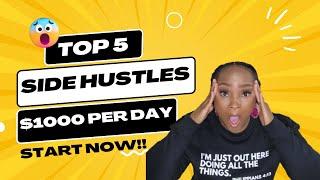 5 Most Profitable Side Hustles in 2023! (Make $1,000 a day)