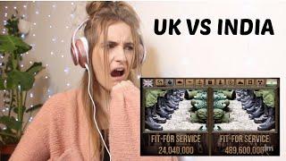 British Girl Reacts To Uk Vs Indian Army Comparison