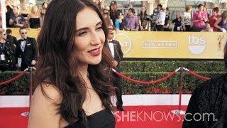 Game of Thrones' Star Carice van Houten on the Red Carpet - SheKnows Goes to the Shows