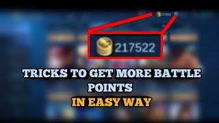 SECRET TRICKS TO GET MANY BP IN MOBILE LEGENDS