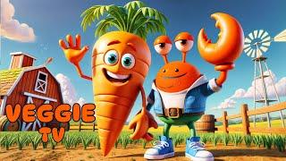 Mr. Carrot on Veggie TV - Fun and Educational 3D Cartoon for Kids!