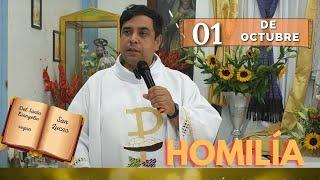 EVANGELIO DE HOY martes 1 de octubre del 2024 - Padre Arturo Cornejo