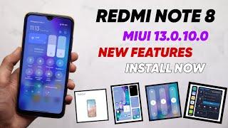 Redmi Note 8 MIUI 13.0.10.0 WolfOs Latest Rom - New Control Centre, Game Turbo 5.0 & More....