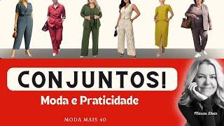 CONJUNTOS EM ALTA NESTE VERÃO de 2025- Conforto e Praticidade! Moda mais 40 anos- Marcia Diniz