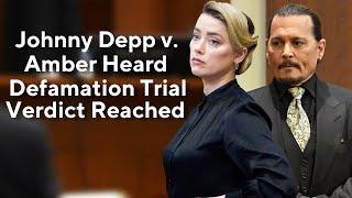 Johnny Depp v. Amber Heard Trial FULL Verdict Announcement