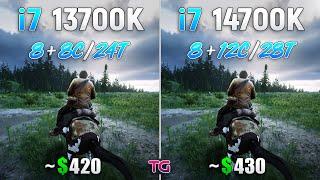Core i7 14700K vs Core i7 13700K - Test in 10 Games