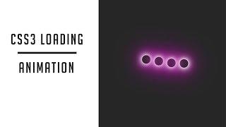 CSS3 Loading Animation Effect | css loader animation