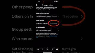 How to fix ‘Not everyone can Message this Account’ On Instagram #shorts #instagram #viral