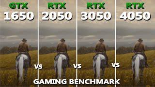 GTX 1650 vs RTX 2050 vs RTX 3050 vs RTX 4050 Gaming Benchmak Test | Which one is Better?