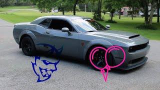 SRTMUSH DODGE DEMON GENDER REVEAL.