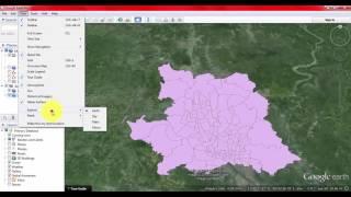 How to convert shapefile to google earth kml file