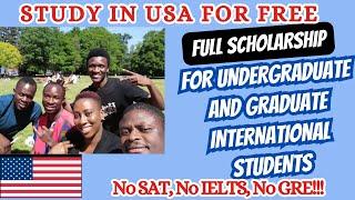 FULL SCHOLARSHIP IN USA FOR ALL INTERNATIONAL STUDENTS / NO IELTS / NO SAT / NO GRE / APP FEE WAIVER