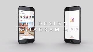 Instagram App UI Design - using FIGMA with PROTOTYPING