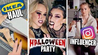 3-in-1 Vlog - Halloween Party, Ikea Haul & Influencer Life