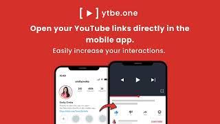 Open your YouTube links directly in the app! - Ytbe.one