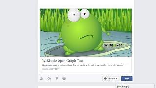 Formatting an Article Using Open Graph (Facebook Post)