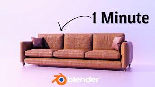 Create a Couch in Blender in 1 Minute!