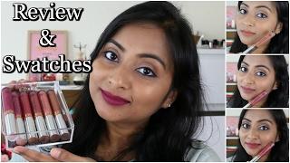 Anastasia Beverly Hills Liquid Lipstick Review | Swatches on Indian Brown Skin