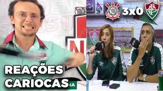 REAÇÕES CARIOCAS!! - CORINTHIANS 3X0 FLUMINENSE - COPA DO BRASIL