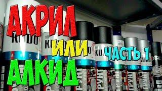 Алкидная или акриловая эмаль – тесты с неожиданными результатами – часть 1