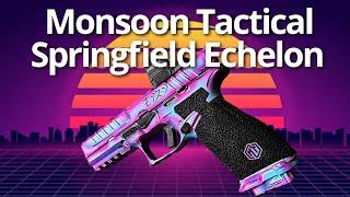 Fully Custom Springfield Echelon : Monsoon Tactical Lucky 7s Initial D Anime Cerakote