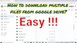 How to download multiple files from google drive ? T. Issa |JMom's Gallery 