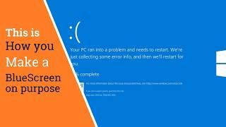 Initiate a Bluescreen on purpose (How I created the crowdstrike short)