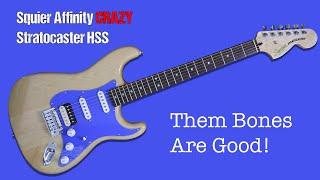 Squier Affinity CRAZY Stratocaster HSS Limited-Edition – Major Upgrades