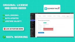 Element Pack Pro with License Key | Premium Plugin for Elementor | Elementor Addons with Activation